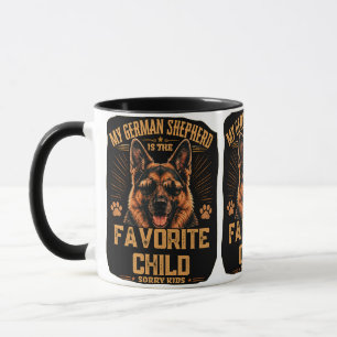 Taza Mi pastor alemán es el hijo favorito