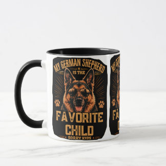 Taza Mi pastor alemán es el hijo favorito