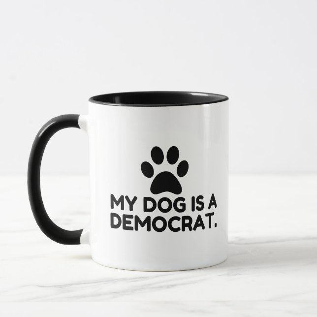 Taza Mi Perro Es Demócrata (Izquierda)