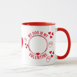 Taza MI PERRO ES MI Monograma DE Fotos DE VALENTINE