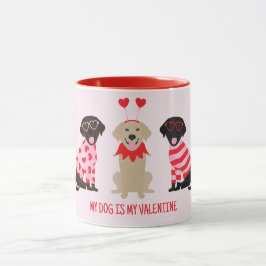 Taza Mi Perro Es Mi Perro Recuperador De San Valentín L