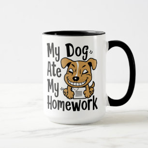 Taza Mi perro se comió mi tarea