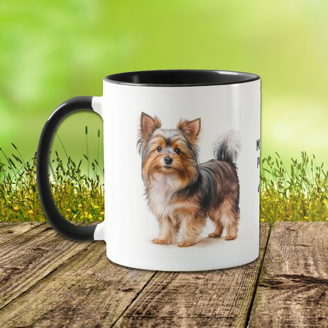 Taza Mi persona favorita es un perro yorkie (Subido por el creador)