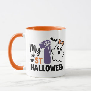 Taza Mi Primer Halloween Niña Fantasma Bebé Linda
