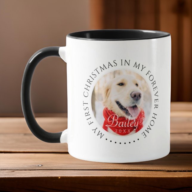 Taza Mi primera Mascota navideña para siempre - moderna (Subido por el creador)