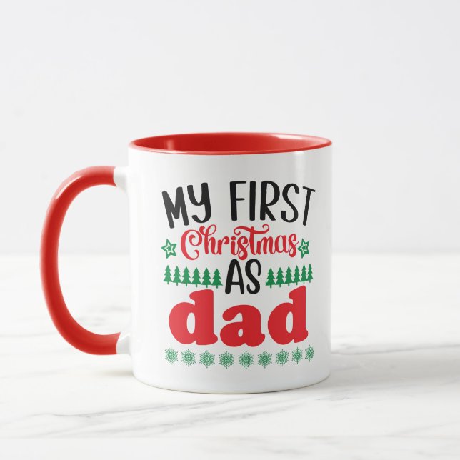 Taza Mi primera Navidad como papá (Izquierda)