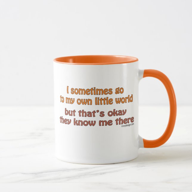 Taza Mi propio pequeño mundo (Derecha)