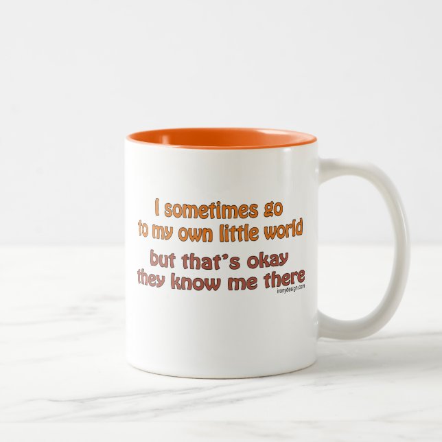 Taza Mi propio pequeño mundo (Derecha)