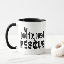 Taza Mi raza favorita es Rescate