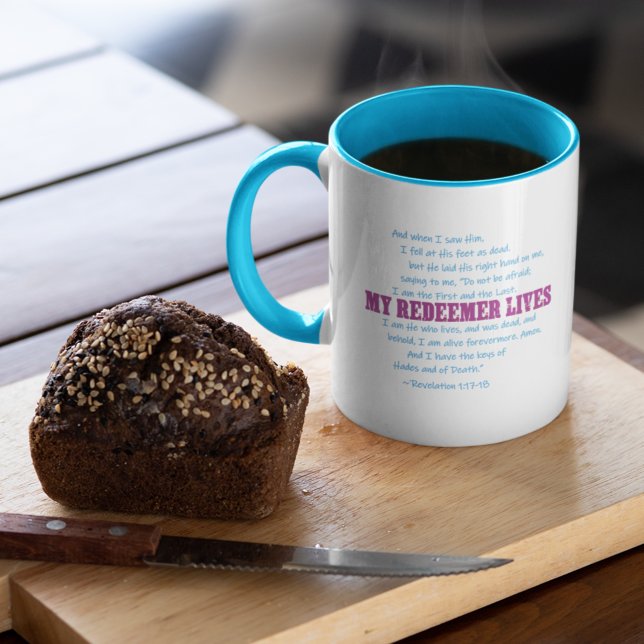 Taza MI REDEDOR VIVE LA Biblia de Resurrección de Pascu (Subido por el creador)