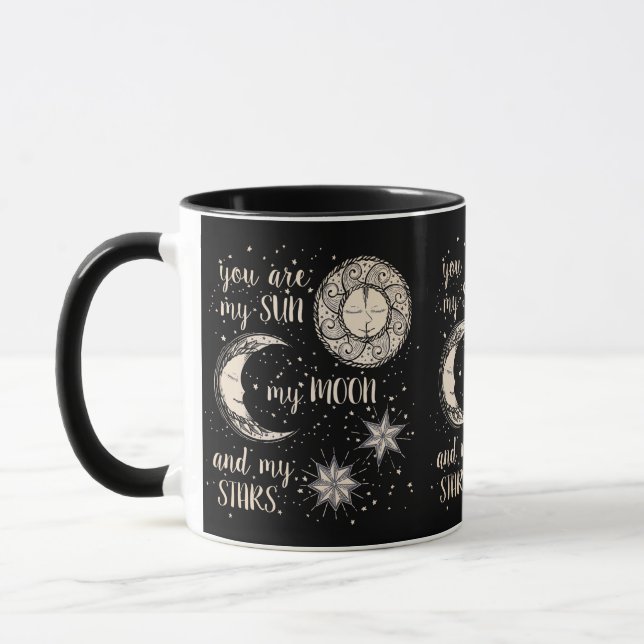 Taza Mi Sol, Mi Luna, Mis Estrellas (Izquierda)