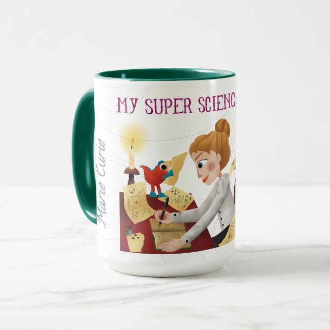 Taza Mi Super Science Coffee Mug - Estudiar! v2 (Anverso izquierdo)
