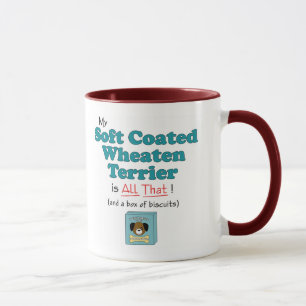 Taza ¡Mi Terrier de trigo revestido suave es todo el