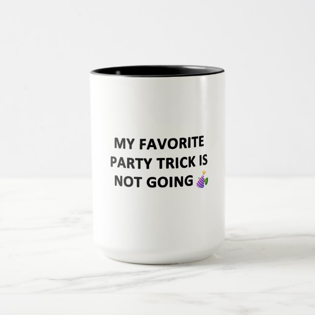 Taza Mi truco de fiesta favorito (Centro)