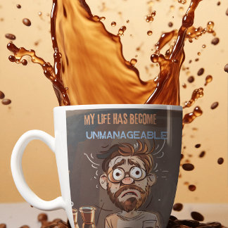 Taza Mi vida se ha vuelto inmanejable" Mug Personalizad