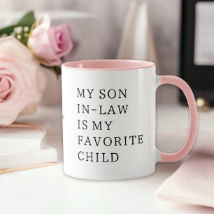 Taza Mi yerno es mi hijo favorito