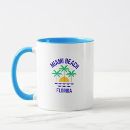 Taza Miami Beach Florida Coffee Mug