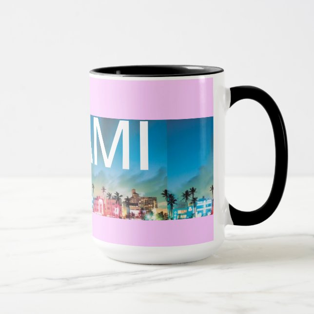 Taza MIAMI BEACH, la Florida (Derecha)