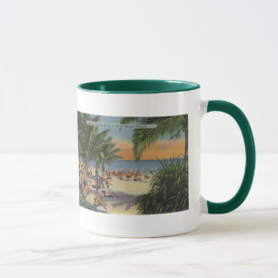 Taza MIAMI BEACH SCENE mug