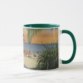 Taza MIAMI BEACH SCENE mug