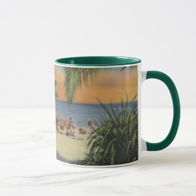 Taza MIAMI BEACH SCENE mug (Derecha)