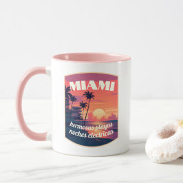Taza Miami: hermosas playas, noches electrónicas
