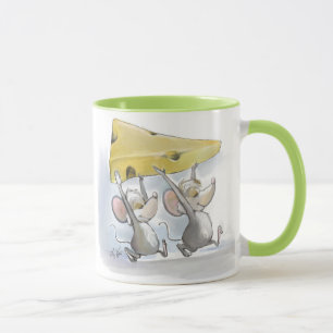 Taza Mic & Mac Trayendo La Mug De Queso
