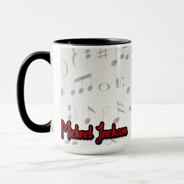Taza Michael Jackson Thriller Mug – Cartoon Style Colle (Izquierda)