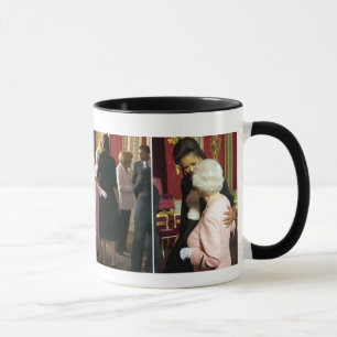 TAZA MICHELLE OBAMA CON LA REINA ELIZABETH II