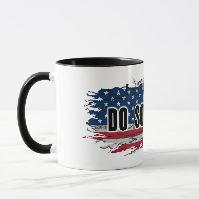 Taza MICHELLE OBAMA "HACER ALGO" Mug (Izquierda)