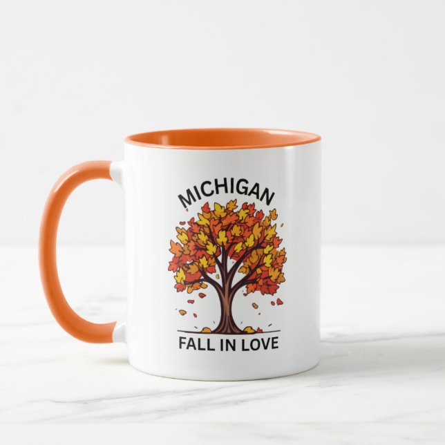 Taza Michigan Fall Coffee Mug (Izquierda)