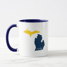Taza Michigan Mug - Maíz y Azul