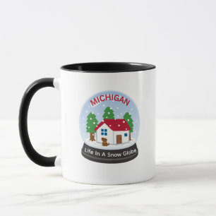 Taza Michigan Winter Coffee Mug