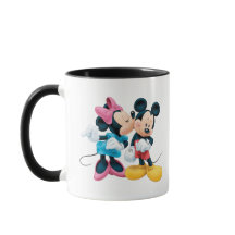 Mickey y Minnie | Beso en la mejilla