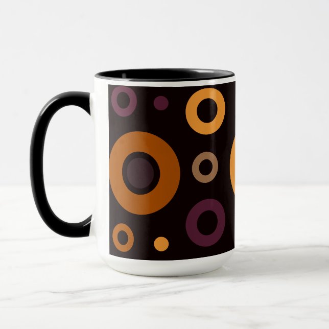 Taza Mid-Century Modern Fall Geometric   (Izquierda)