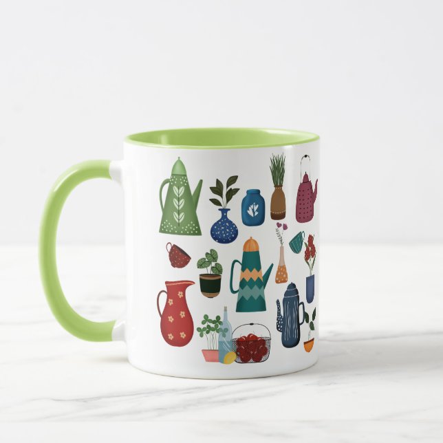Taza Mid-Century Modern Kitchen Charm (Izquierda)