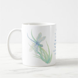 Taza Miedo No, Isaiah Scripting Dragonfly Azul, Verde