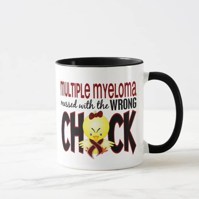 Taza Mieloma múltiple ensuciado con el polluelo (Derecha)