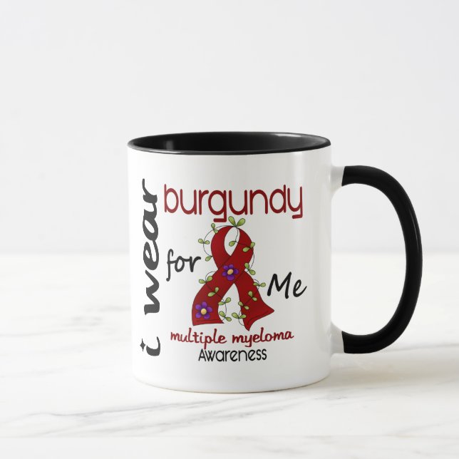 Taza Mieloma múltiple LLEVO BORGOÑA PARA MÍ 43 (Derecha)