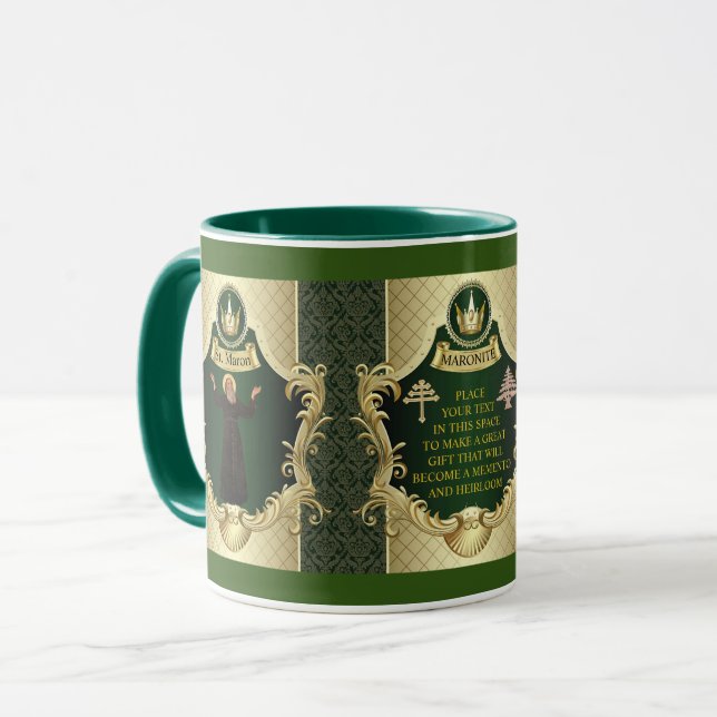 TAZA MIEMBRO DE LA IGLESIA DE RITO MARONITA PERSONALIZÓ (Anverso izquierdo)