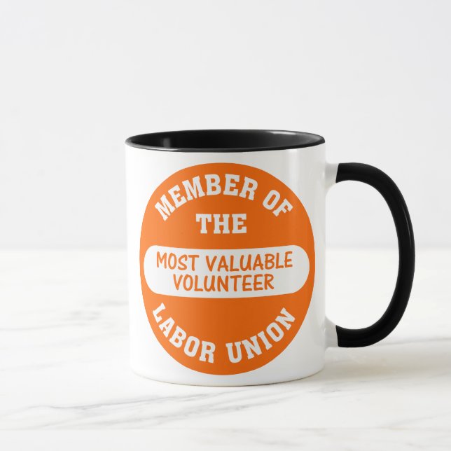 Taza Miembro del sindicato voluntario más valioso (Derecha)
