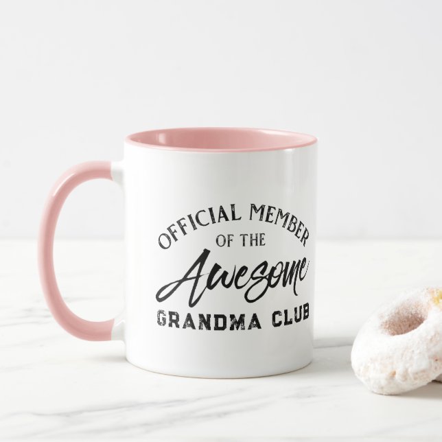 Taza Miembro oficial Mug Club de Abuelas (Con donut)