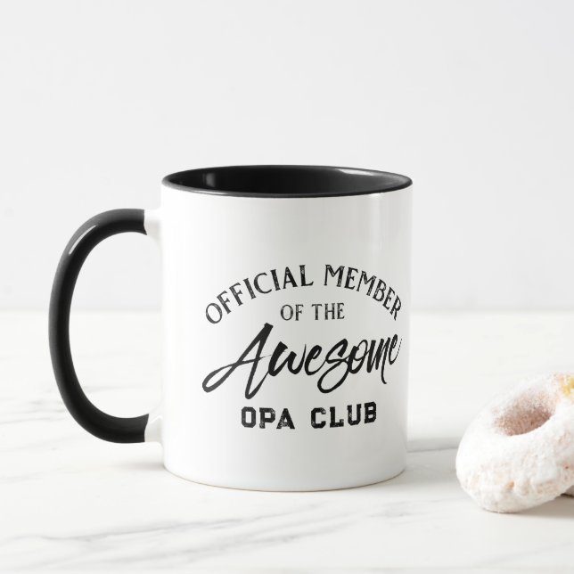 Taza Miembro Oficial Opa Club (Con donut)