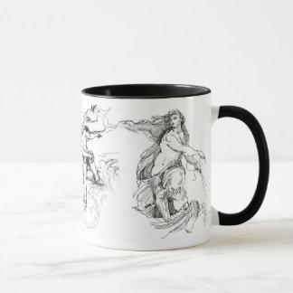 Taza Miguel Ángel Titian y Raphael (11 onzas)