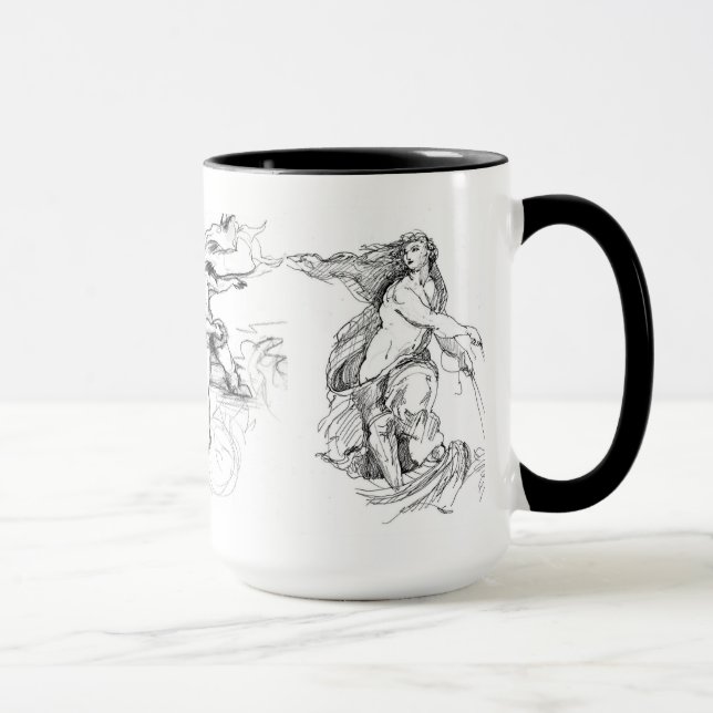 Taza Miguel Ángel Titian y Raphael (15oz) (Derecha)