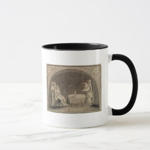 Taza Miguel de Nostradame y Catherine