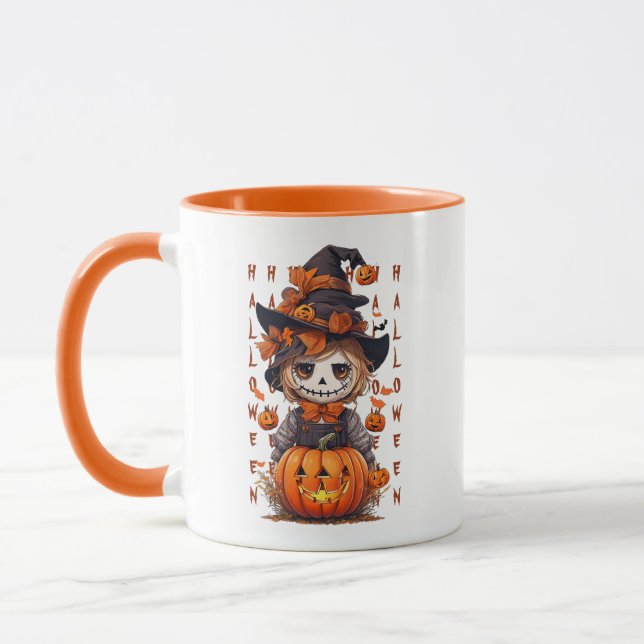 Taza Mike, el espantapájaros de Halloween (Izquierda)