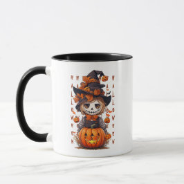Taza Mike, el espantapájaros de Halloween