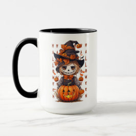 Taza Mike, el espantapájaros de Halloween