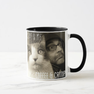 Taza Mike y yo café y Catnip/canciones para Napping